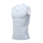Débardeur compression sport blanc – Aplomb