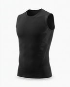 Débardeur compression sport noir – packshot Aplomb