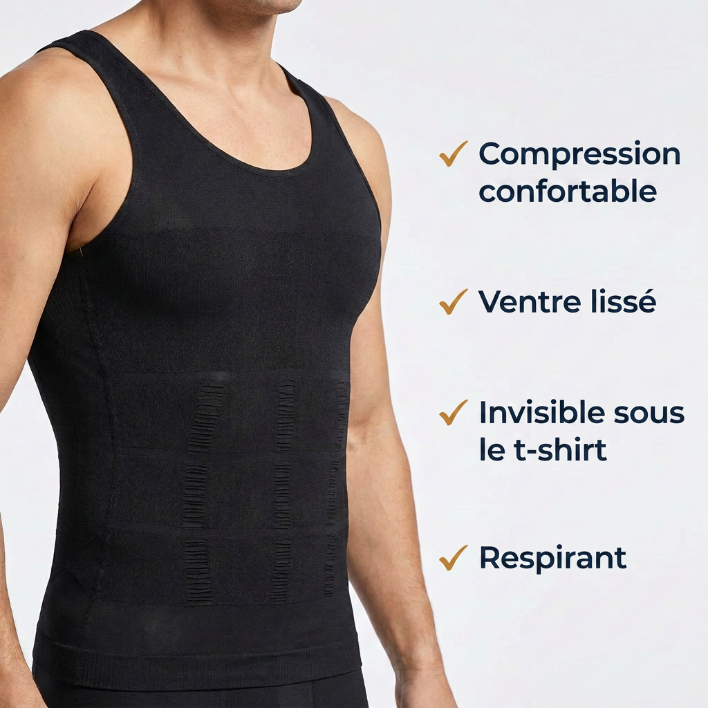 Avantages du débardeur sculptant Aplomb – compression confortable, ventre lissé